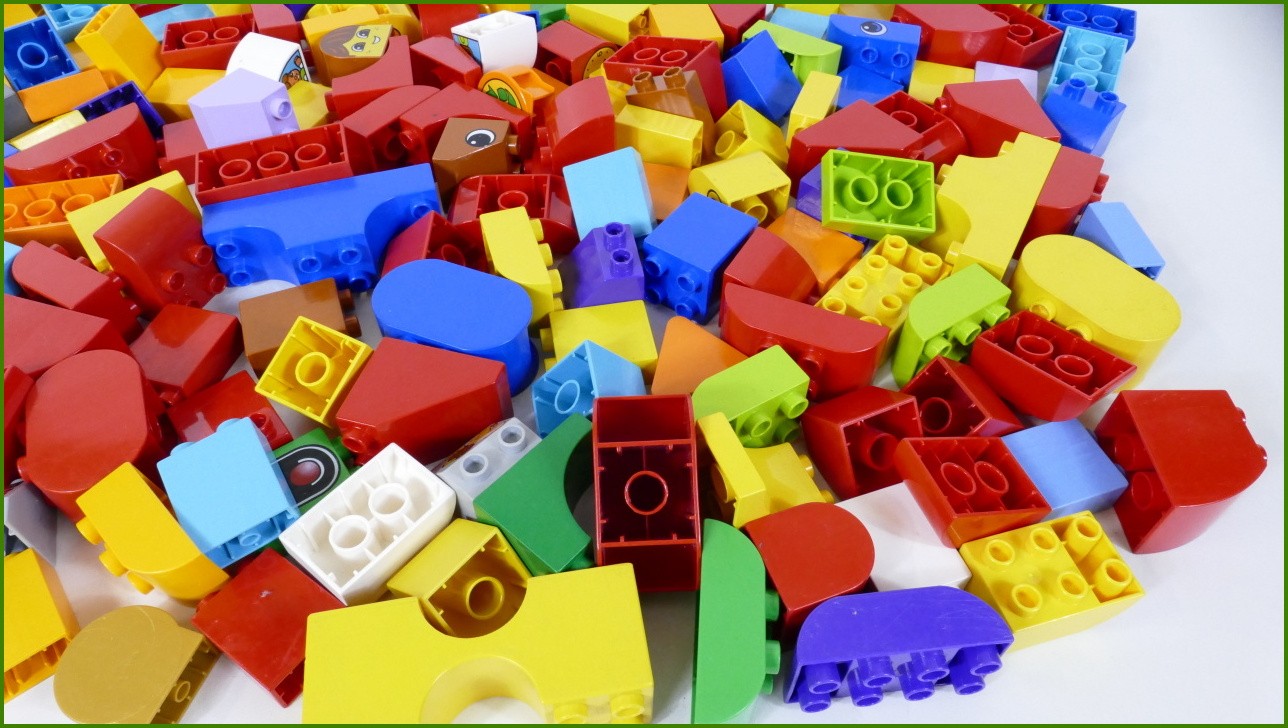Lego® Duplo® Kostky Tvary 1,75 KG