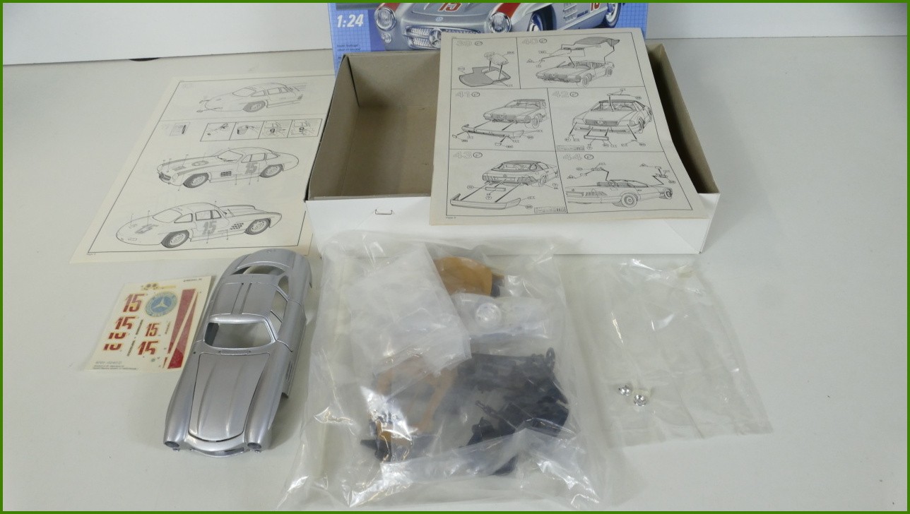 Model Auta Revell Metal Kit Stavebnice 1:24 - Mercedes 300 SL Racing