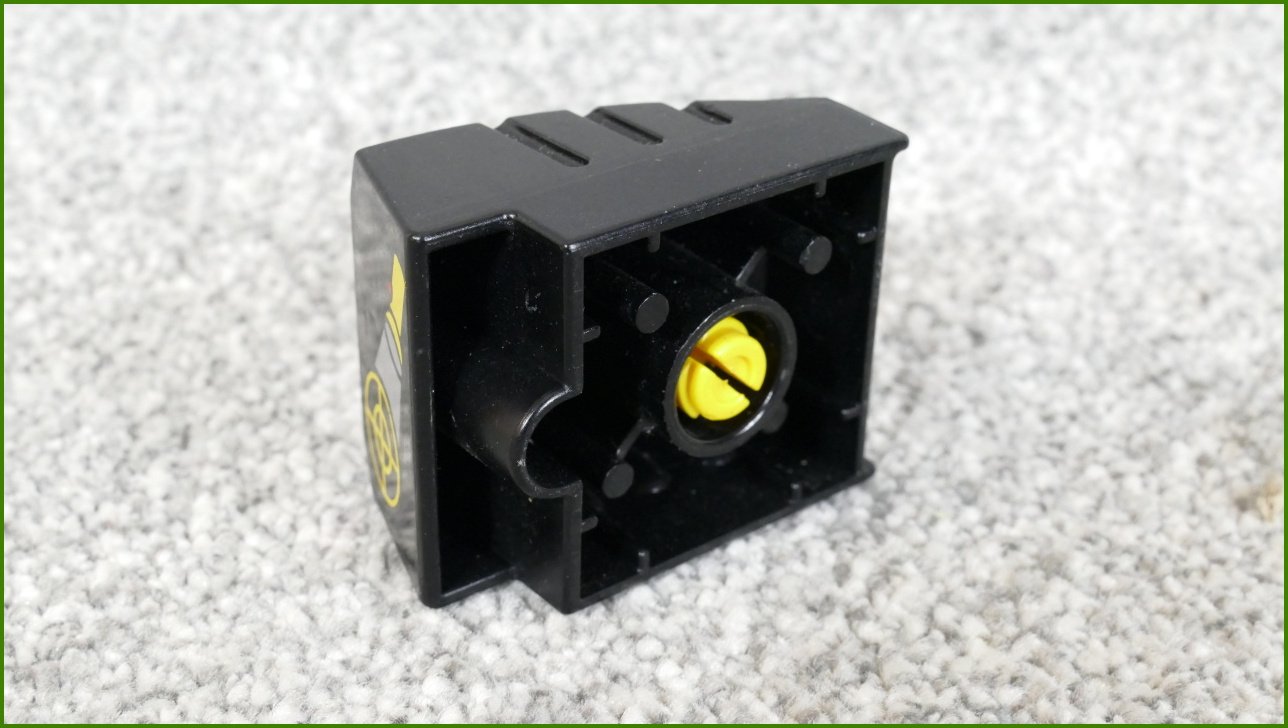 Lego® Duplo® Toolo® Kostka 2x2 - Černá (Baterka s Terčem)