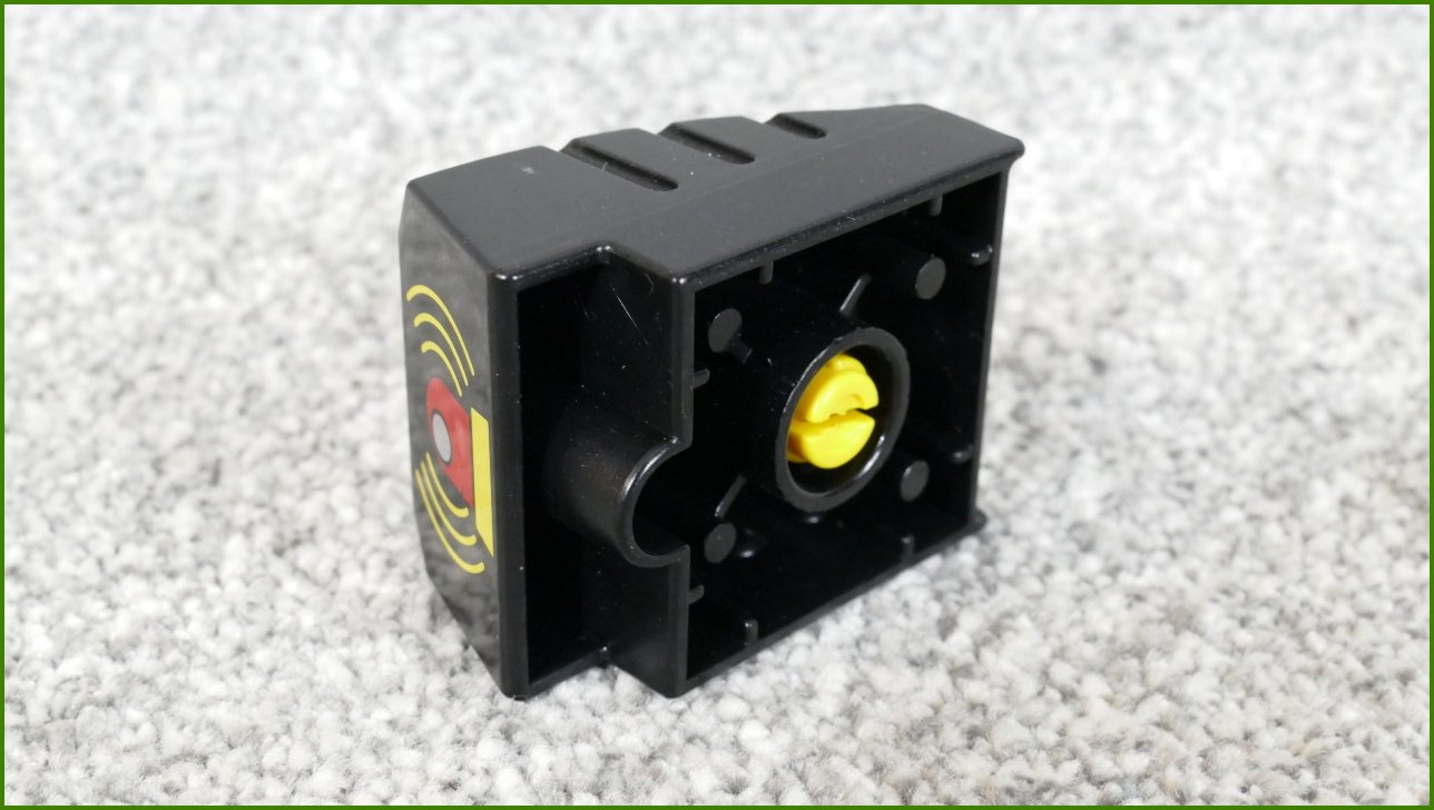 Lego® Duplo® Toolo® Kostka 2x2 - Černá (Obrázek Majáčku)