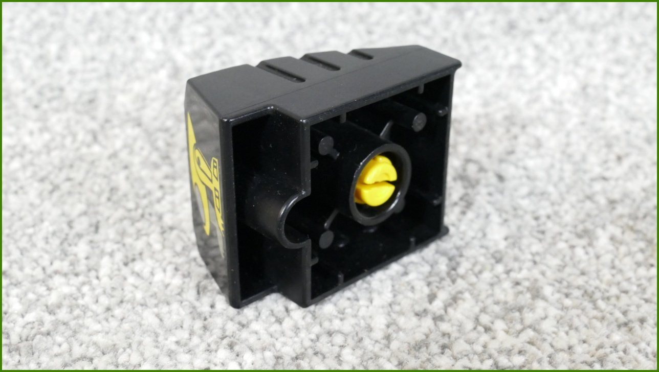 Lego® Duplo® Toolo® Kostka 2x2 - Černá (Obrázek Robota)