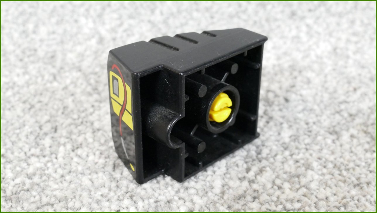Lego® Duplo® Toolo® Kostka 2x2 - Černá (Obrázek Pumpy)
