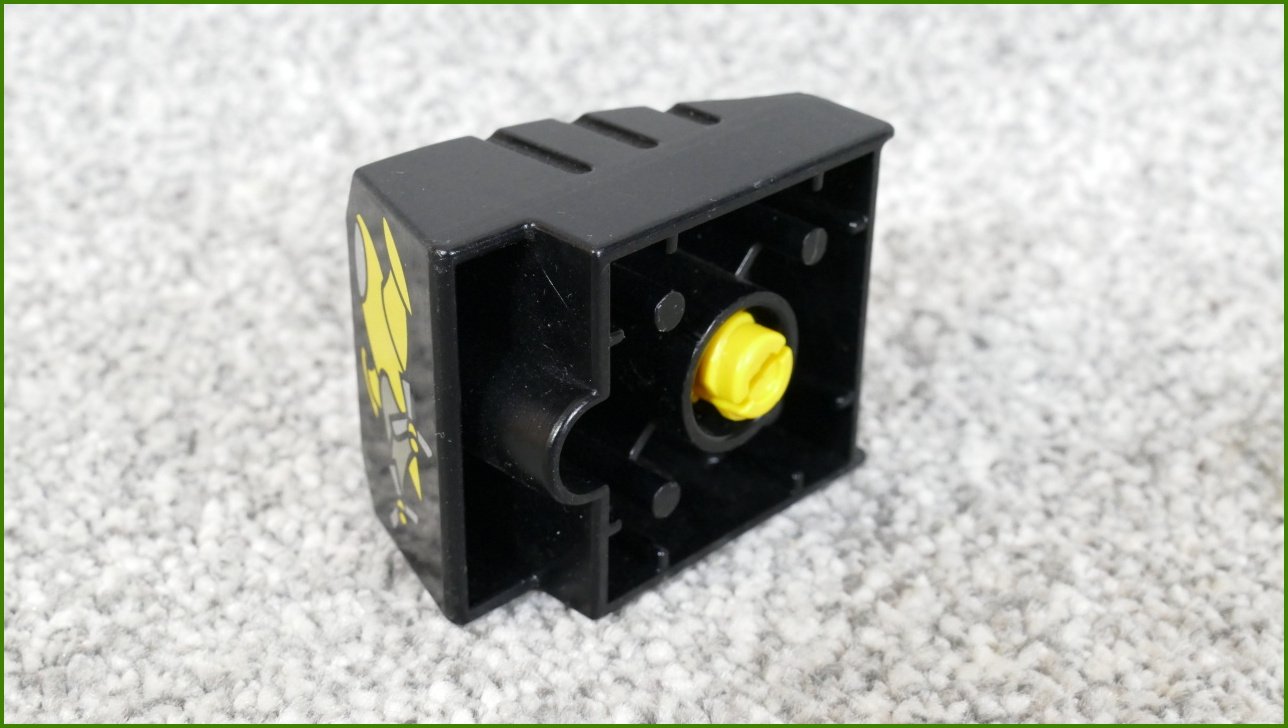 Lego® Duplo® Toolo® Kostka 2x2 - Černá (Obrázek Letadla s Vrtulemi)