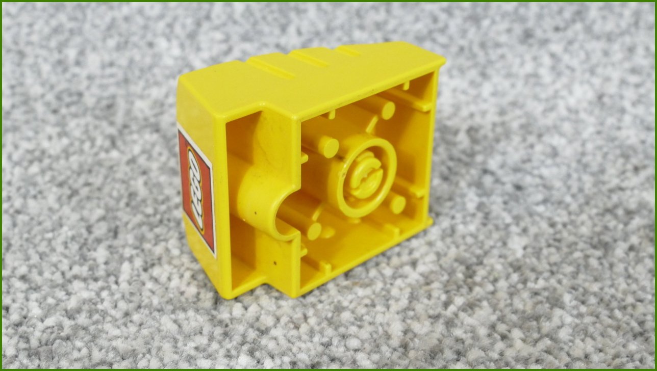 Lego® Duplo® Toolo® Kostka 2x2 - Žlutá (Obrázek Nápis Lego)