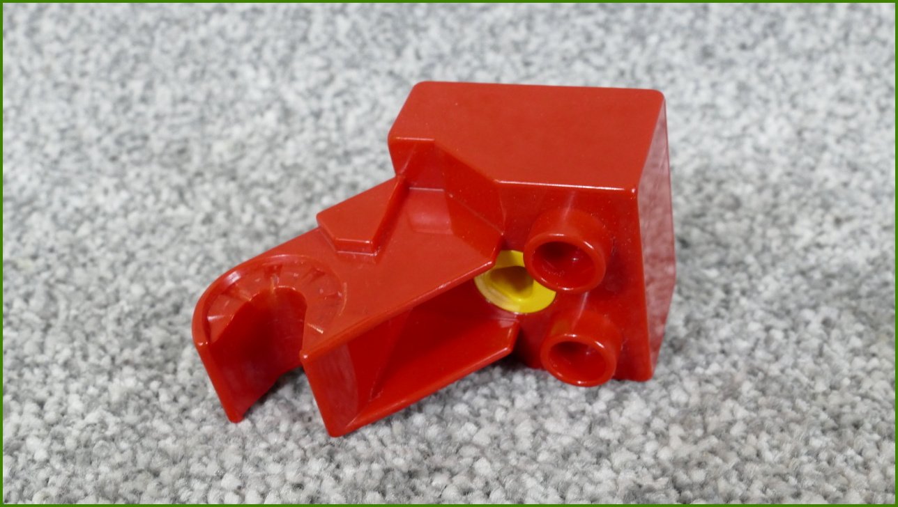 Lego® Duplo® Toolo® Kostka 2x2 Červená s Oboustranným Připojením