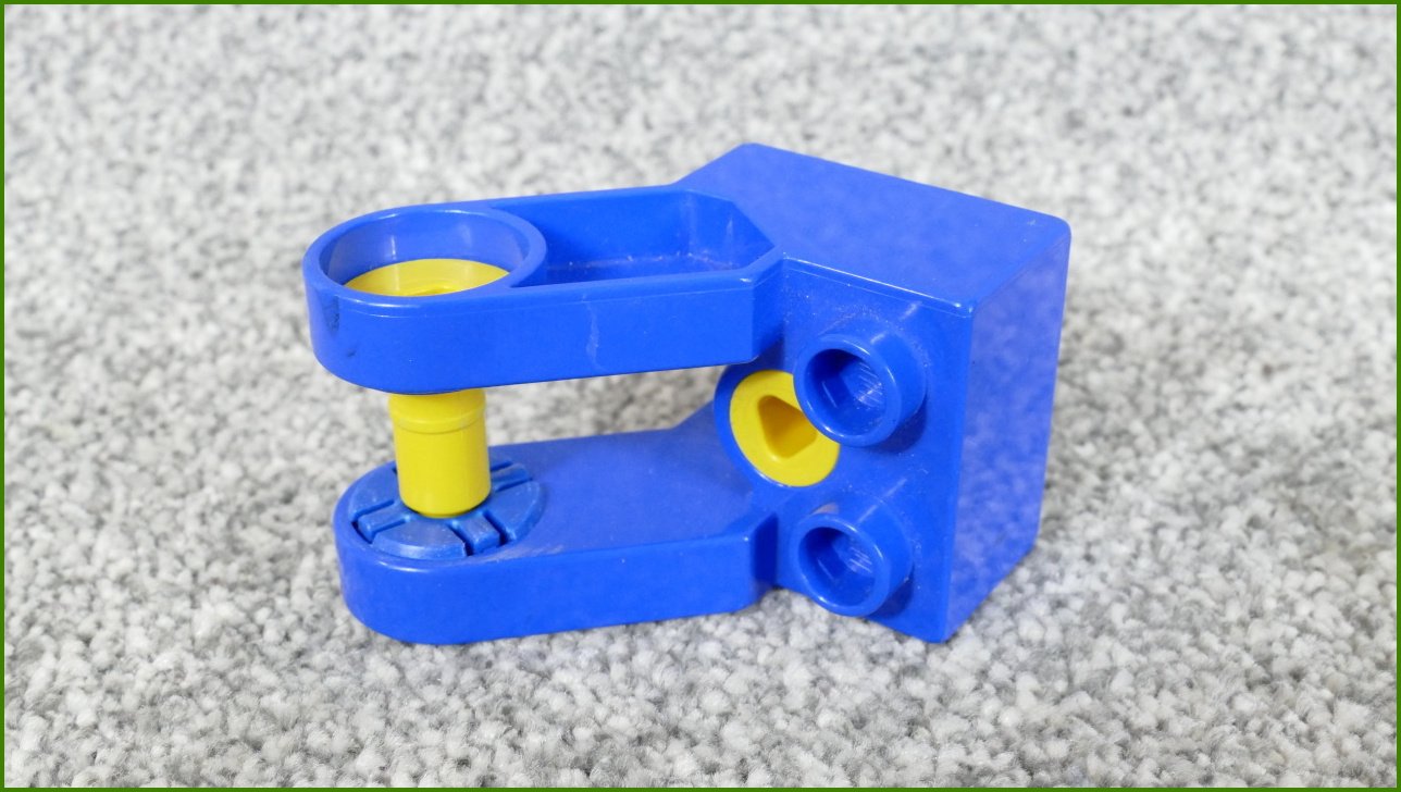 Lego® Duplo® Toolo® Kostka 2x2 Modrá s Oboustranným Připojením