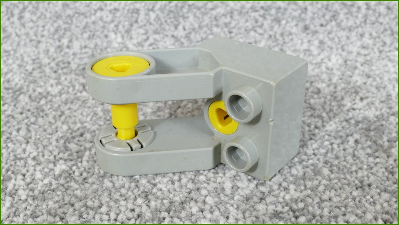 Lego® Duplo® Toolo® Kostka 2x2 Světle Šedá s Oboustranným Připojením