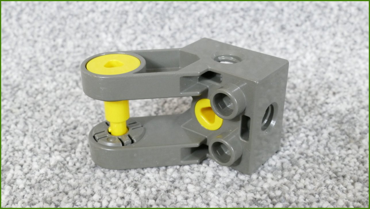 Lego® Duplo® Toolo® Kostka 2x2 Tmavě Šedá s Oboustranným Připojením