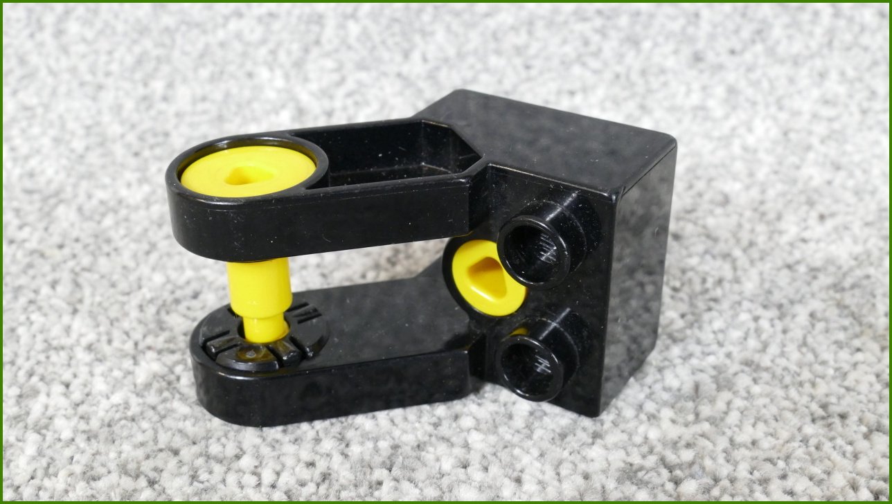 Lego® Duplo® Toolo® Kostka 2x2 Černá s Oboustranným Připojením