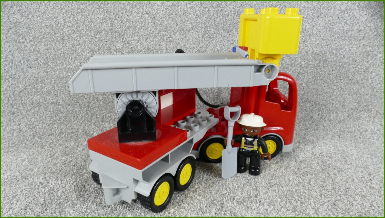 Lego® Duplo® Hasičské Auto se Žebříkem a Příslušenstvím