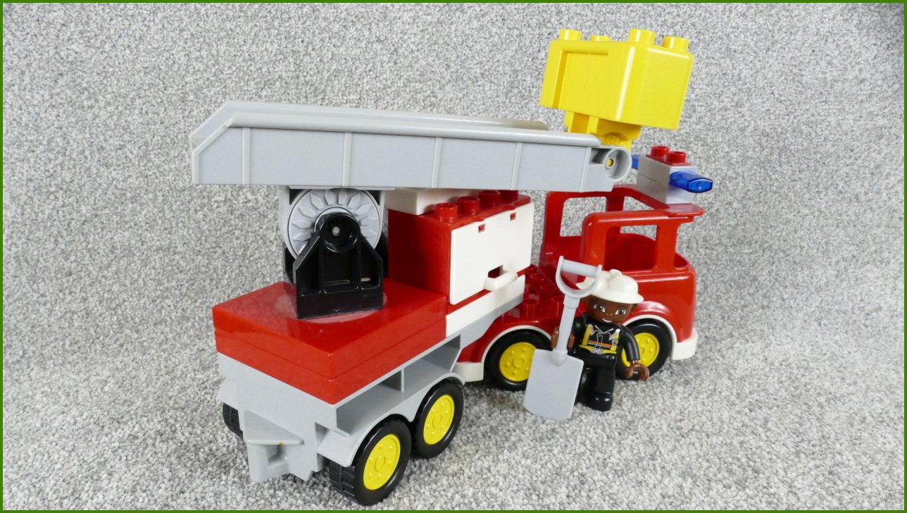 Lego® Duplo® Hasičské Auto se Žebříkem a Příslušenstvím
