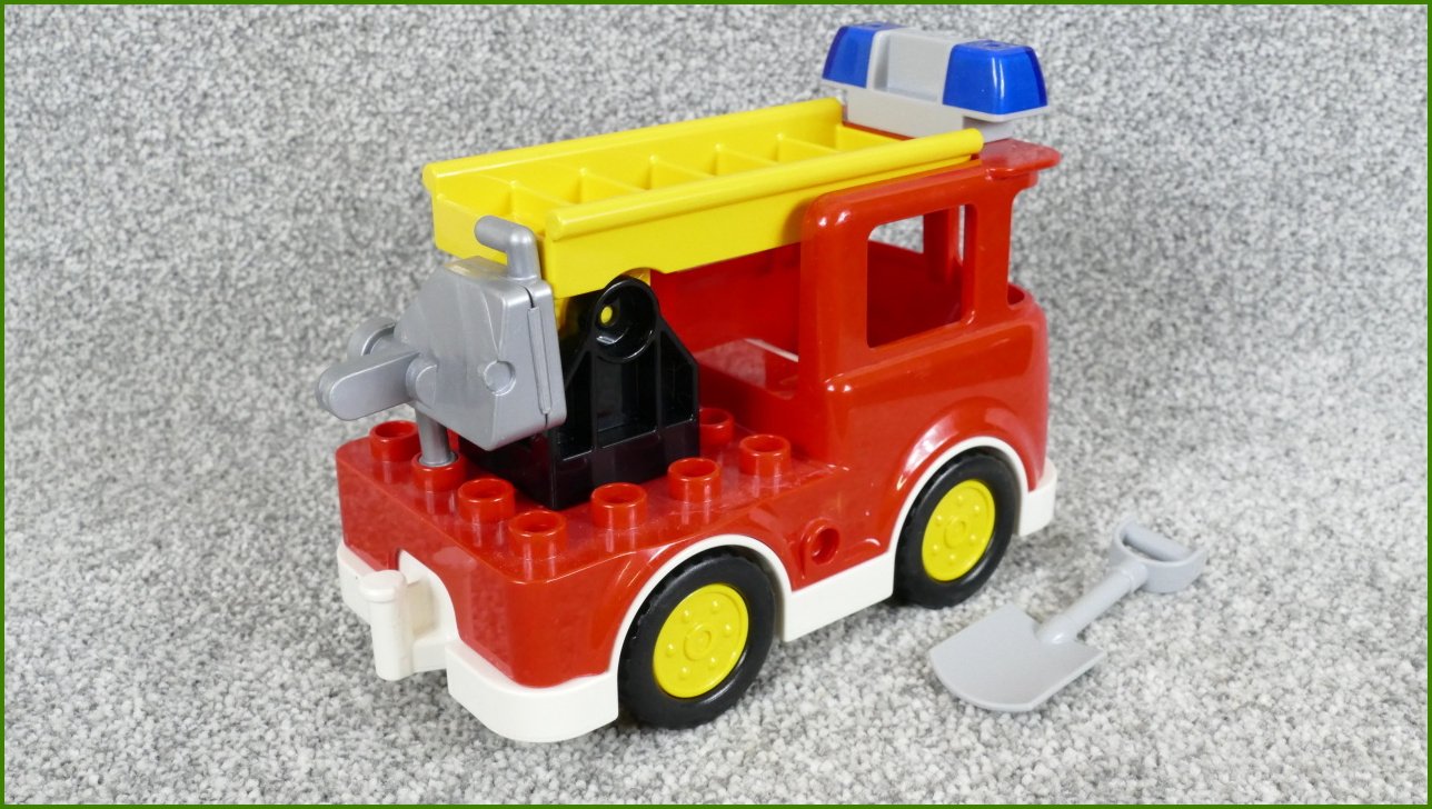 Lego® Duplo® Hasičské Auto se Žebříkem a Příslušenstvím