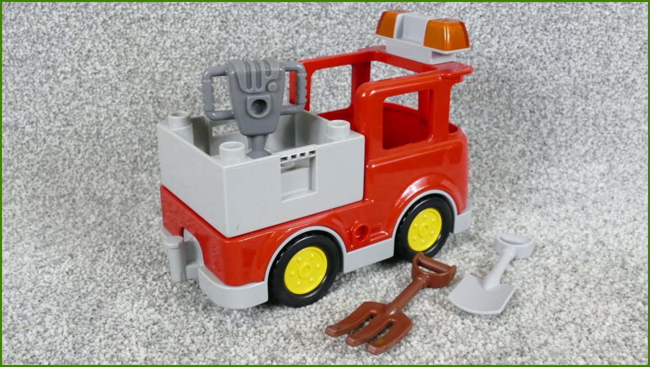 Lego® Duplo® Hasičské Auto se Žebříkem a Příslušenstvím
