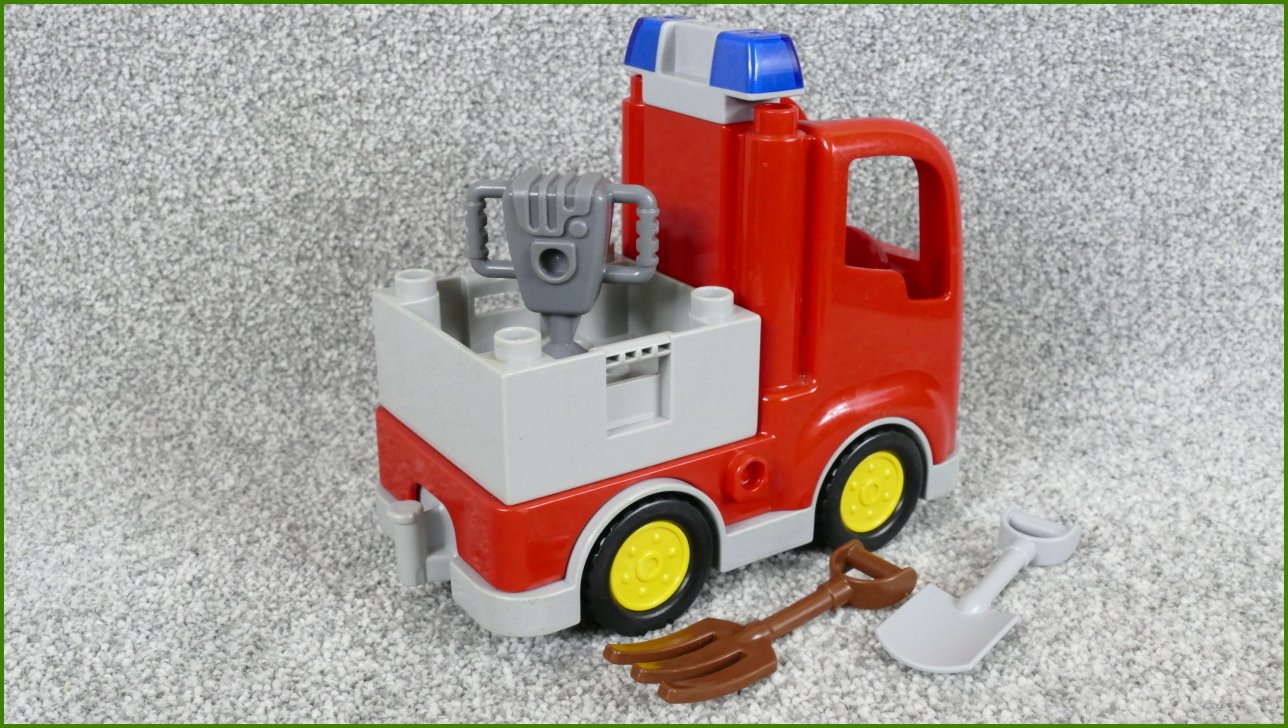 Lego® Duplo® Hasičské Auto se Žebříkem a Příslušenstvím
