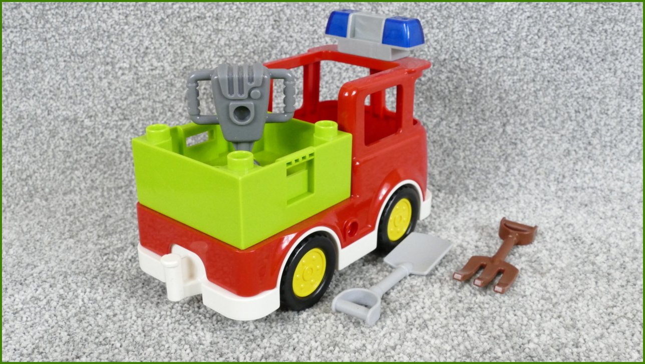 Lego® Duplo® Hasičské Auto se Žebříkem a Příslušenstvím