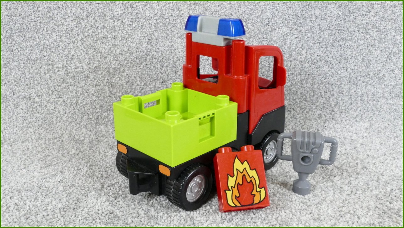 Lego® Duplo® Hasičské Auto se Žebříkem a Příslušenstvím