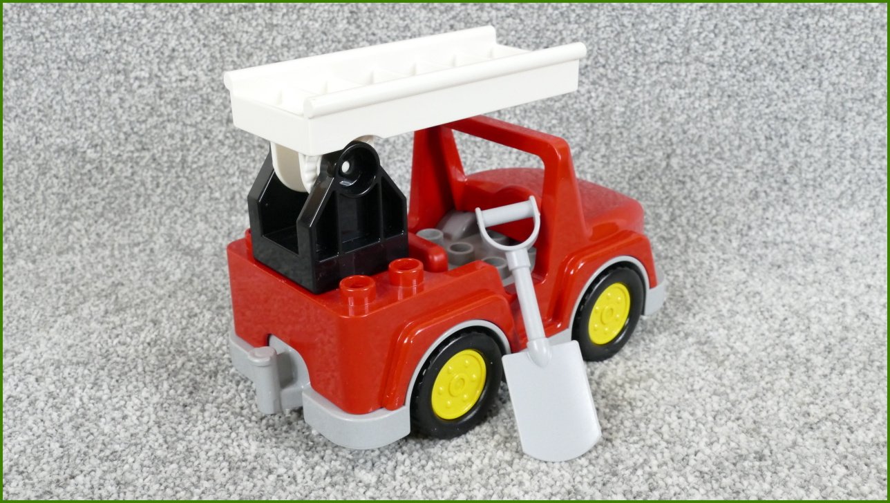 Lego® Duplo® Hasičské Větší Osobní Auto se Žebříkem