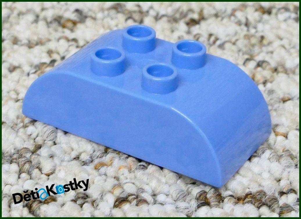 Lego® Duplo® Kostka 2x4 Zaoblená Světle Modrá (Stříška)
