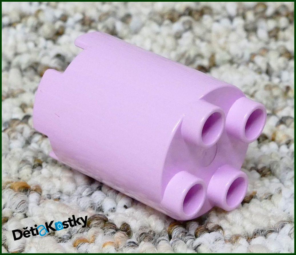 Lego® Duplo® Kostka Váleček (Sloup) Růžový