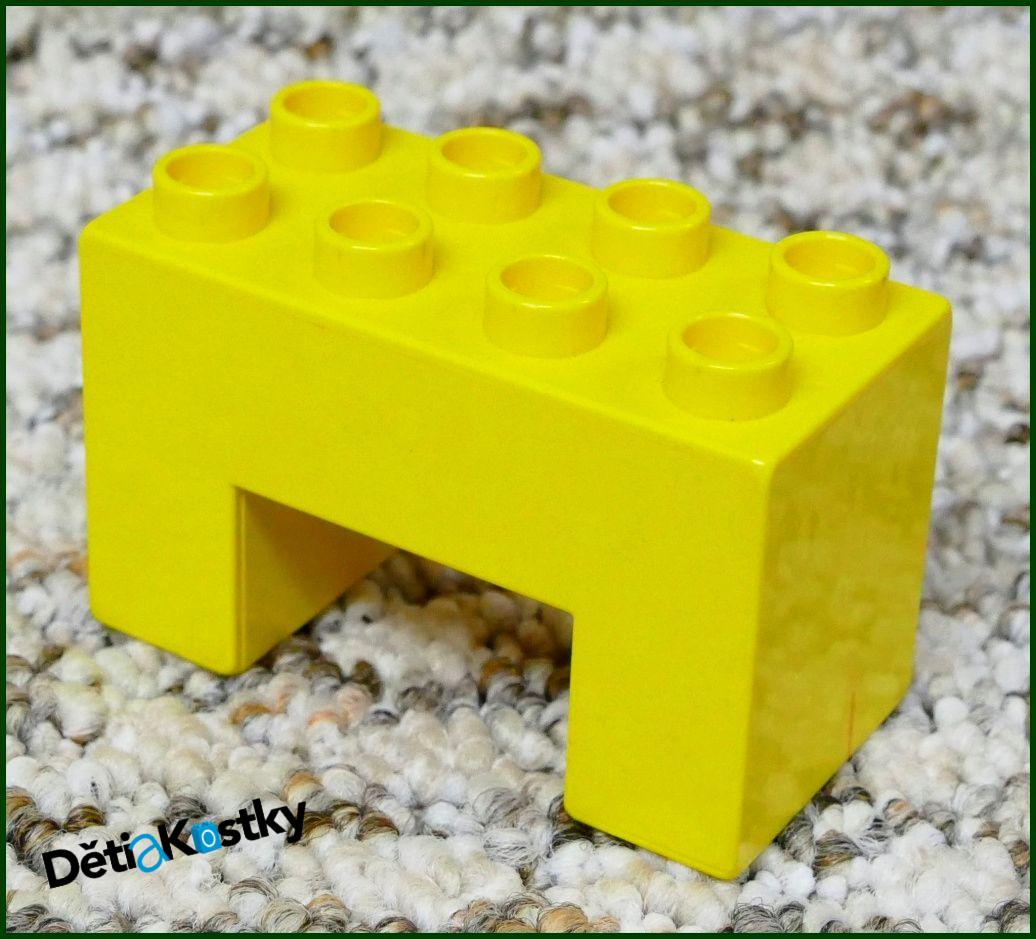 Lego® Duplo® Kostka Podstavec Mostu 2x4 Žlutý