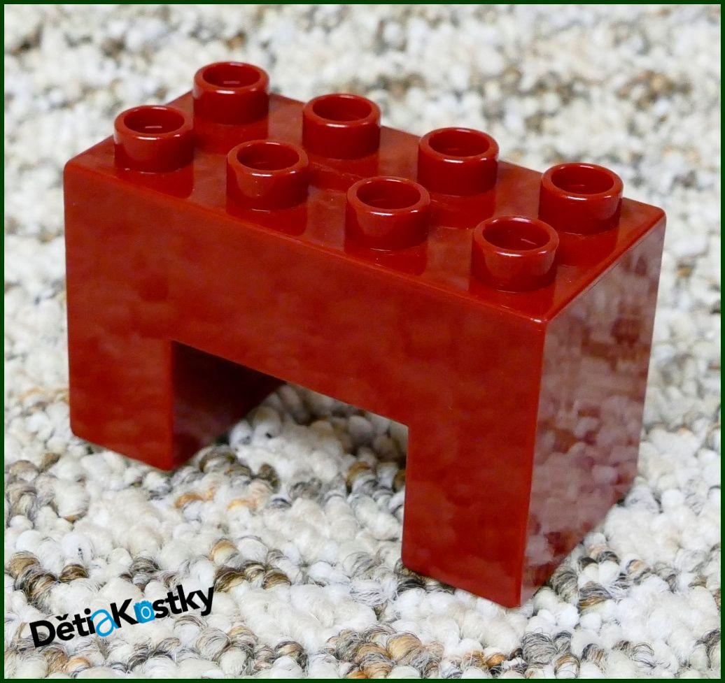 Lego® Duplo® Kostka Podstavec Mostu 2x4 Vínový