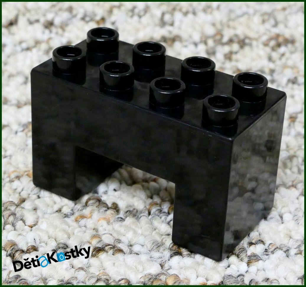Lego® Duplo® Kostka Podstavec Mostu 2x4 Černý