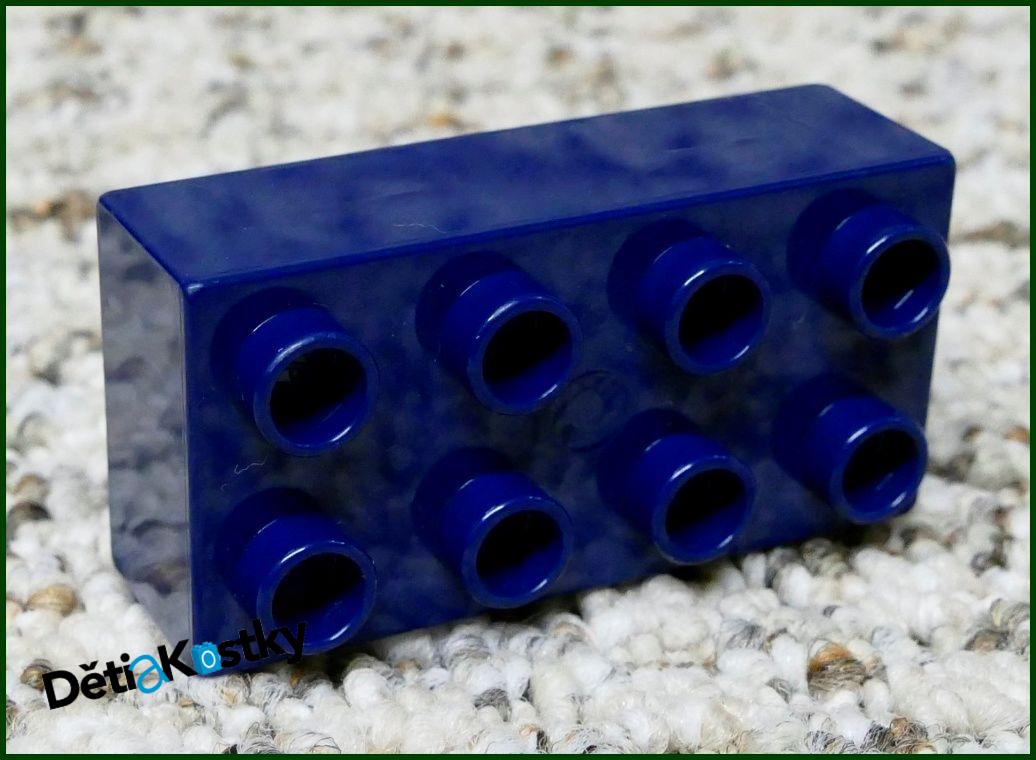 Lego® Duplo® Kostka 2x4 Tmavě Modrá