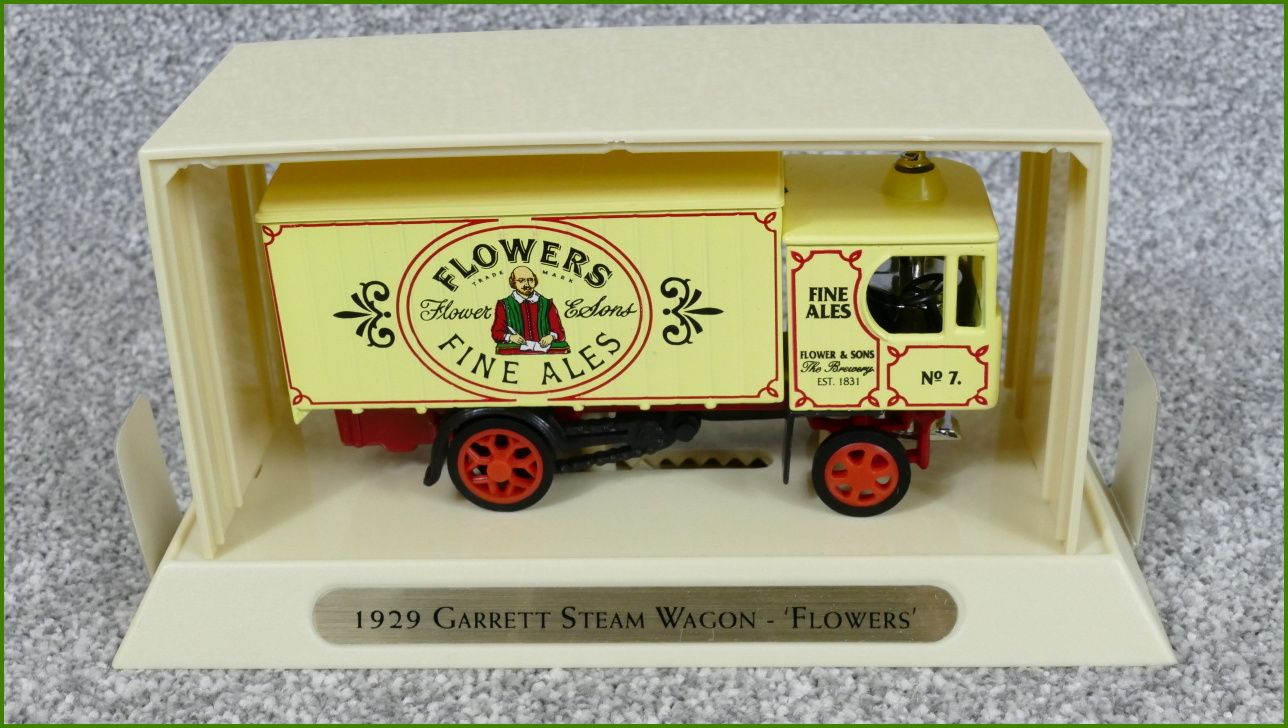 Matchbox Autíčko s Krabičkou YGB15 - 1929 Garrett Steam Wagon