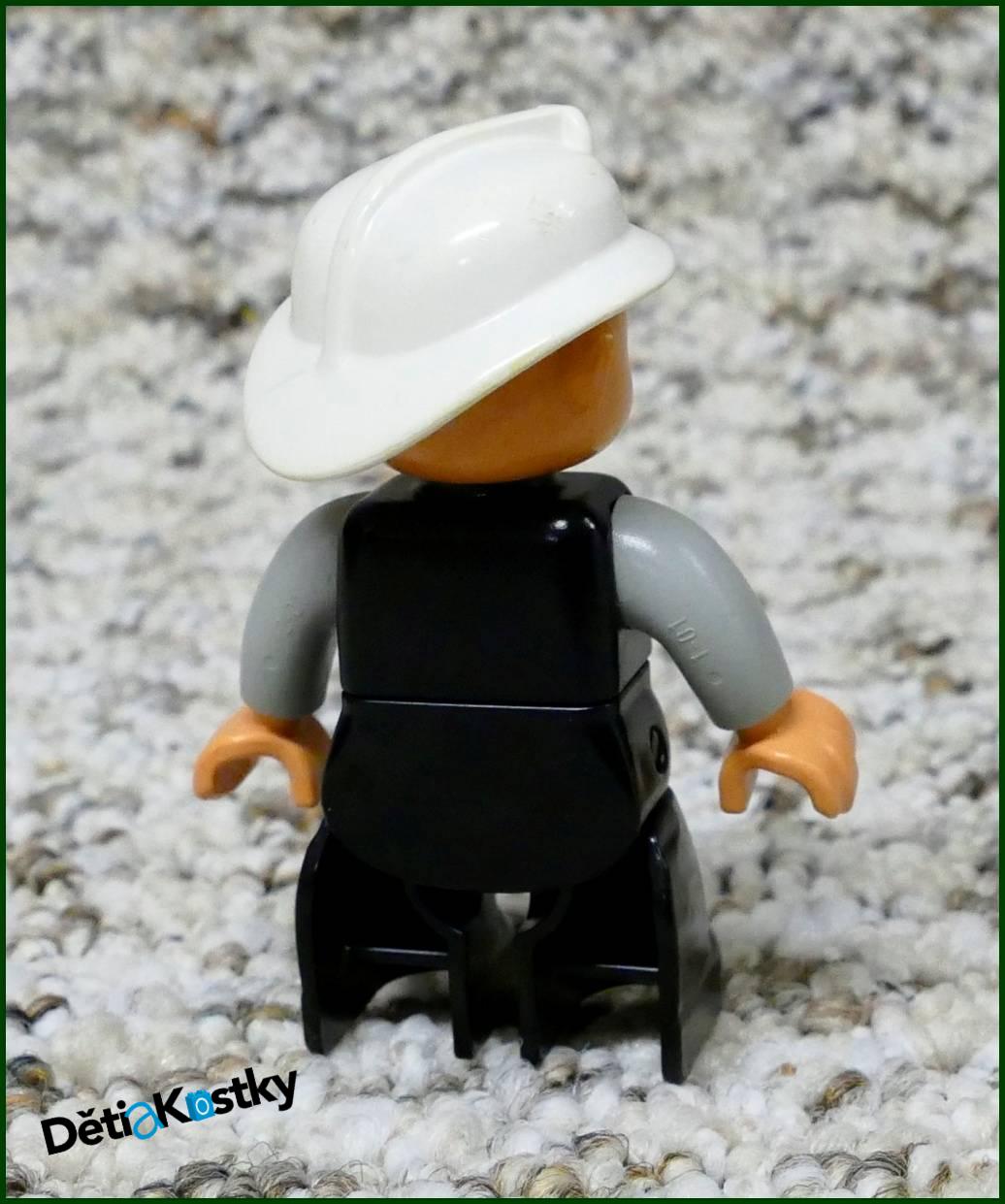 Lego® Duplo® Hasič s Vousy - šedé ruce