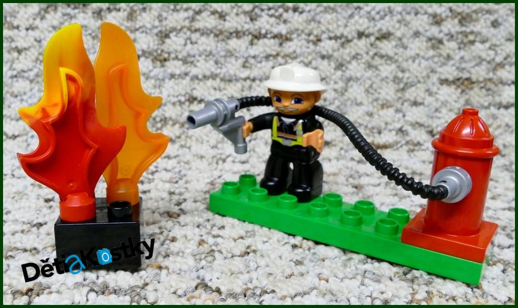 Lego® Duplo® Hasičská Hadice Šedá-Šedá