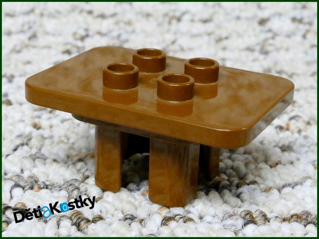 Lego® Duplo® Stůl Hnědý Hranatý