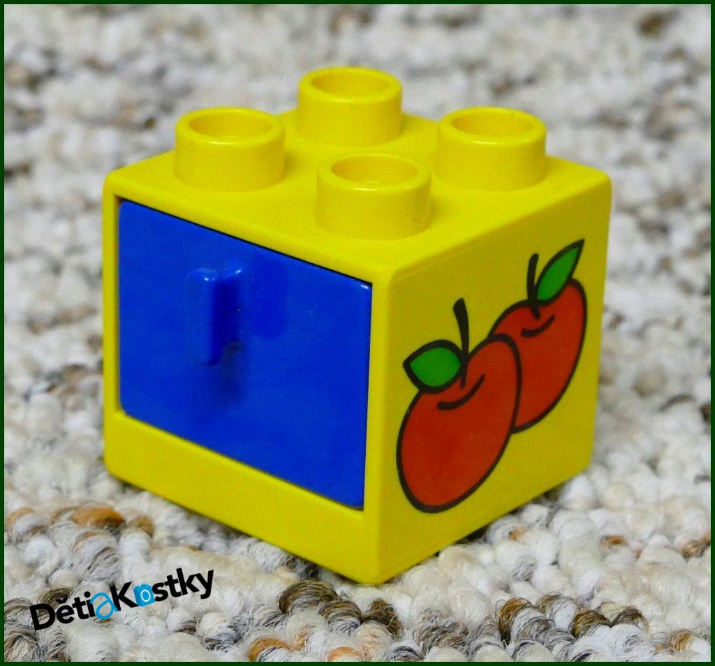 Lego® Duplo® Skříňka Malá Žlutá/Modrý Šuplík