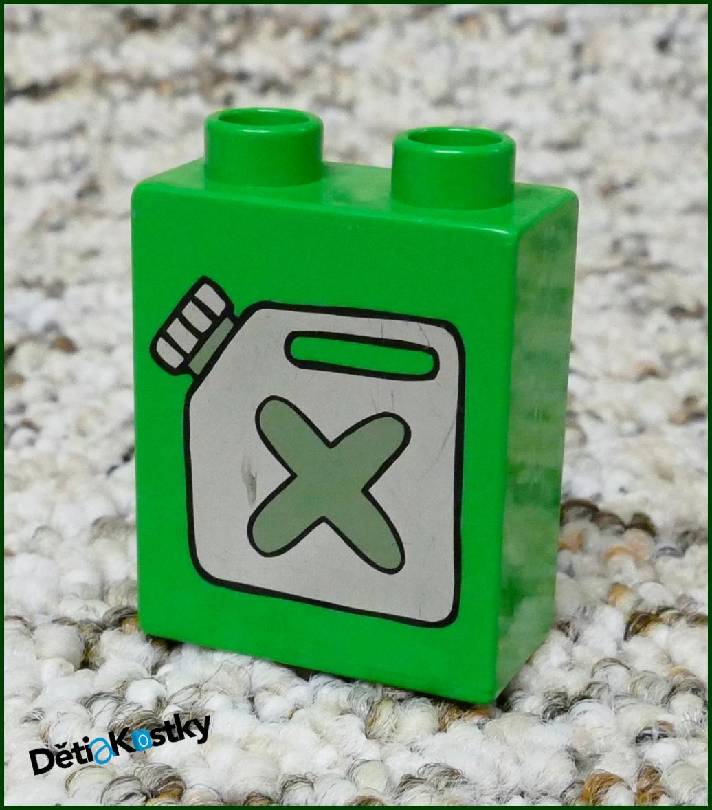 Lego® Duplo® Kostka 1x2x2 Světle Zelená - Kanystr