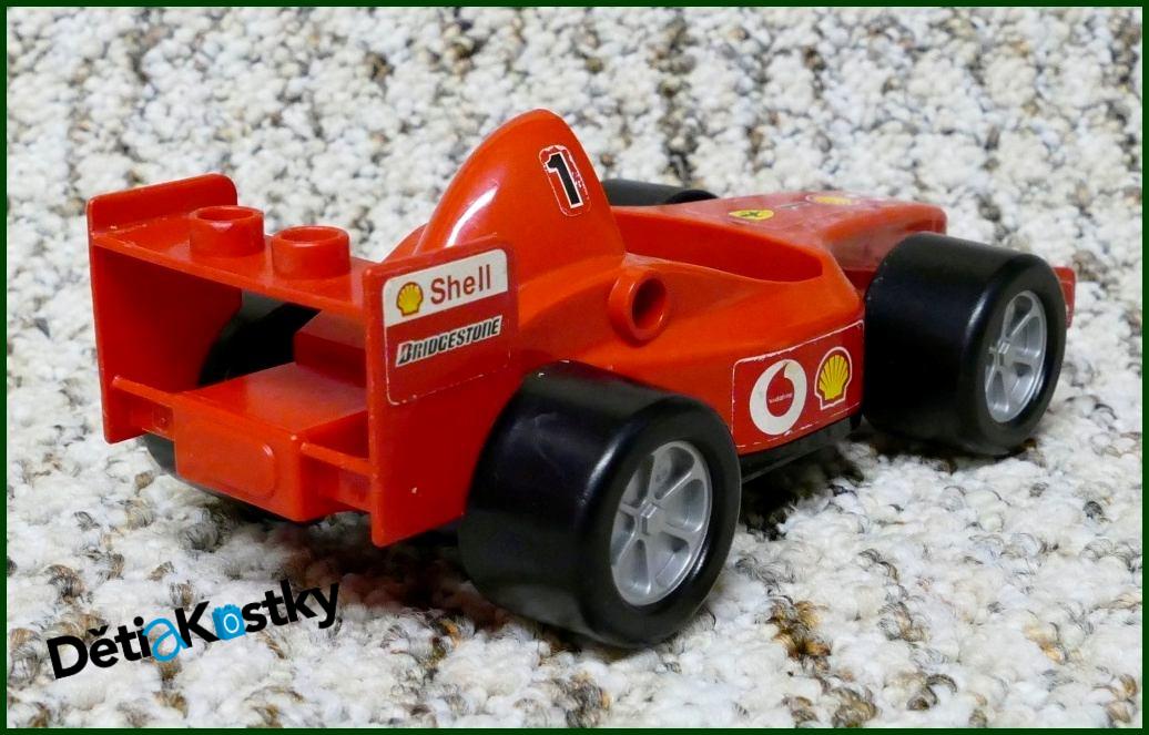 Lego® Duplo® Formule Červená s Nálepkami