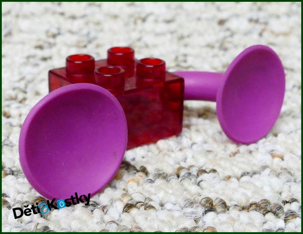 Lego® Duplo® Kostka s Přísavkami - Červená