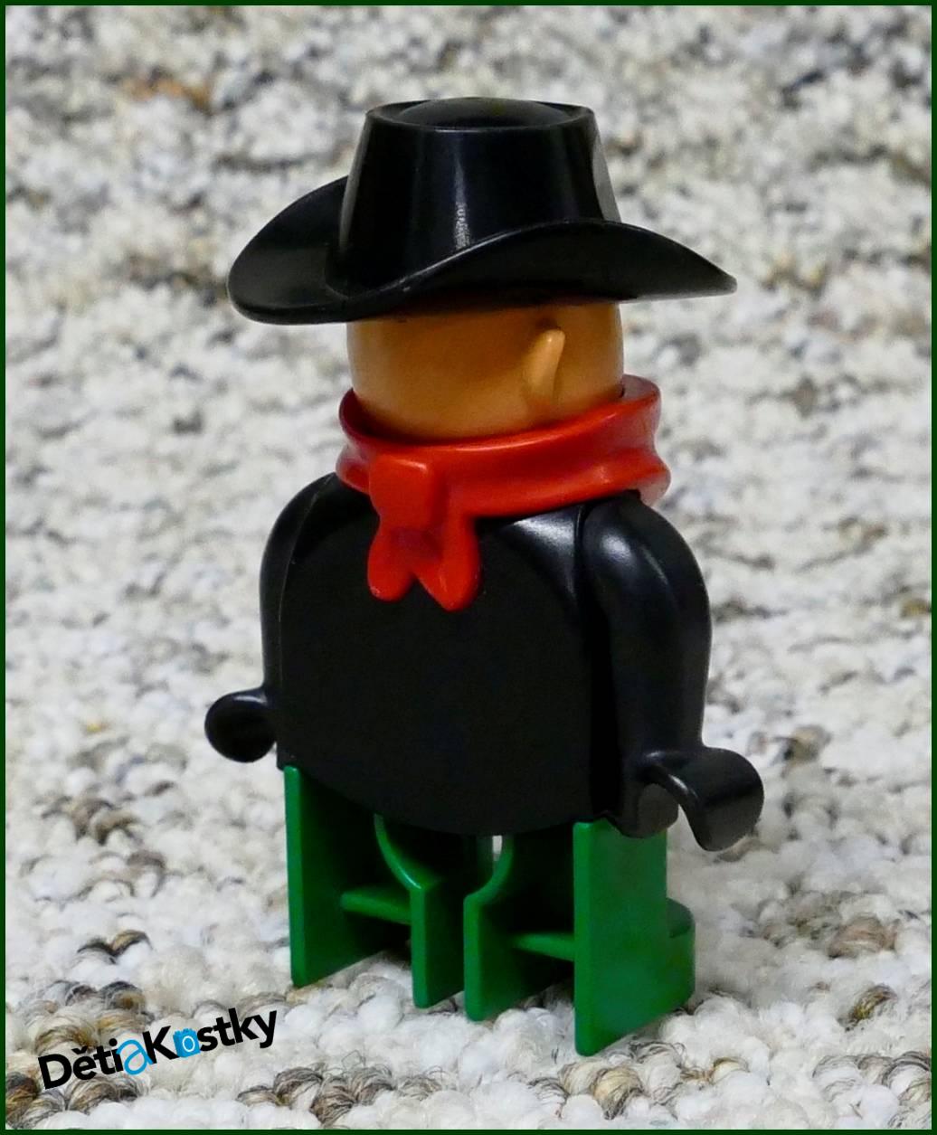 Lego® Duplo® Figurka Kovboj/Cowboy (Lupič) s Červeným Šátkem