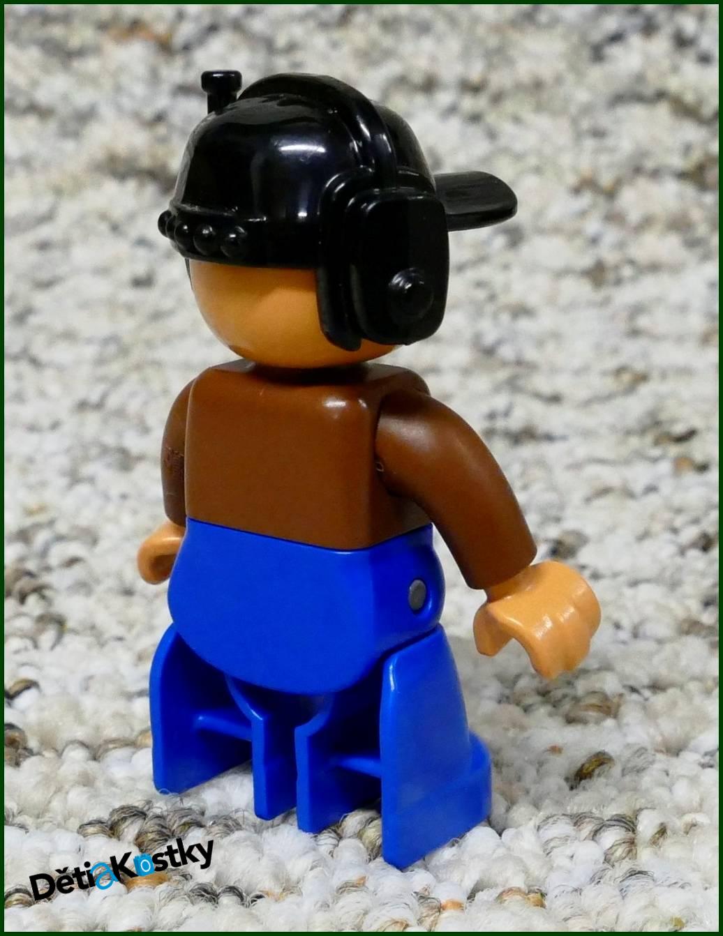 Lego® Duplo® Figurka Pilot Vrtulníku - Modro/Hnědý