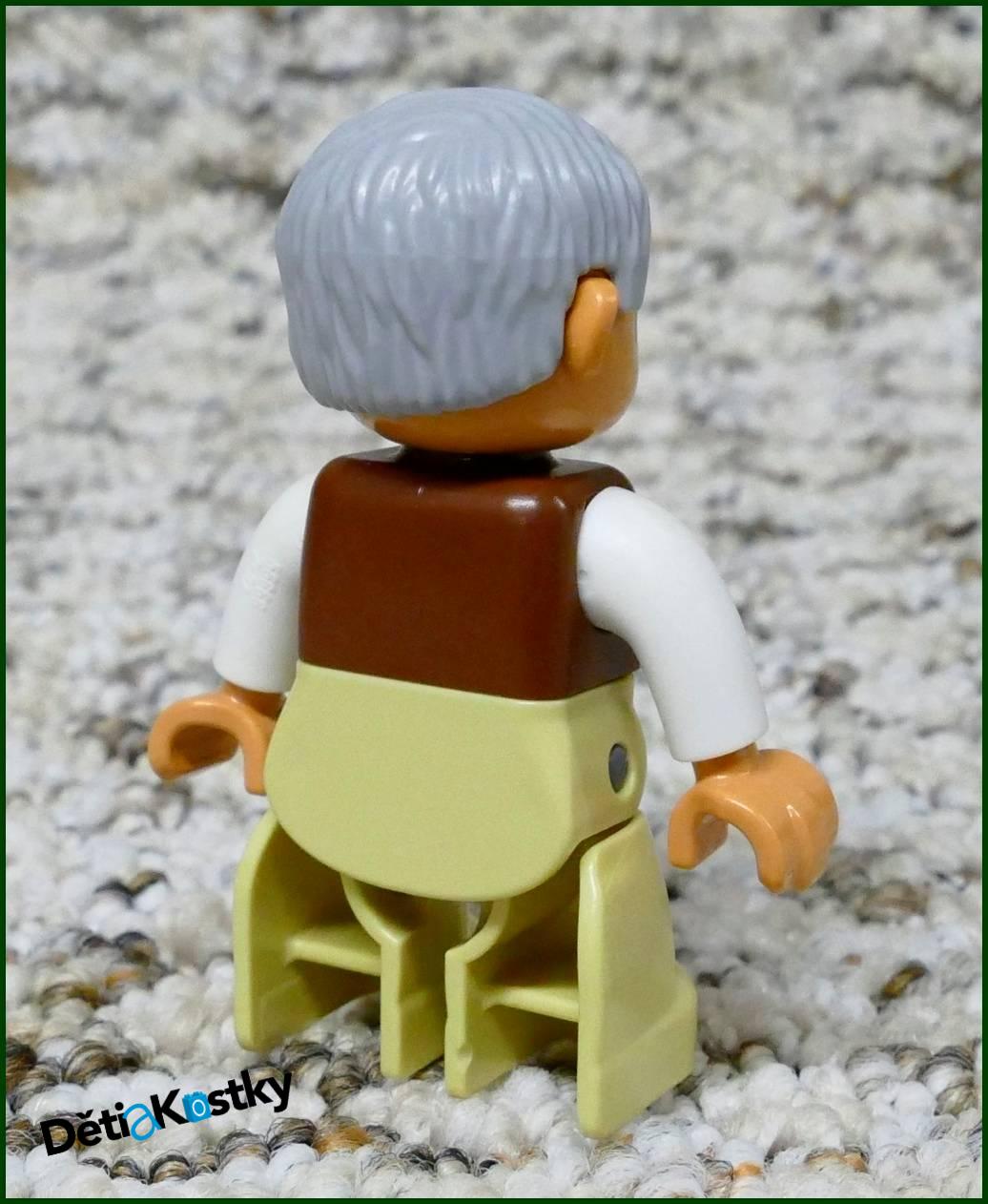 Lego® Duplo® Figurka Dědeček - Hnědý Svetr