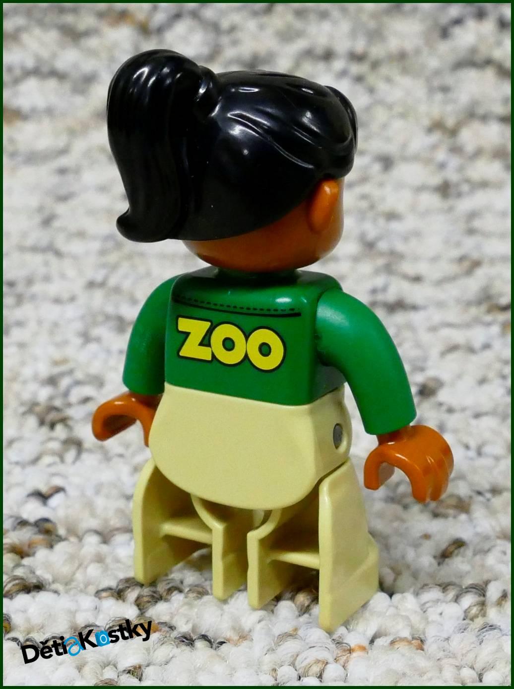 Lego® Duplo® Figurka Zoo Ošetřovatelka Černoška