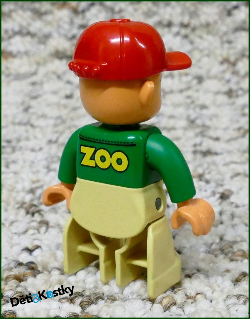 Lego® Duplo® Figurka Zoo Ošetřovatel - Červený Kšilt