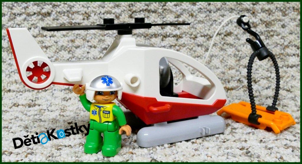 Lego® Duplo® Záchranářský Vrtulník s Pilotem