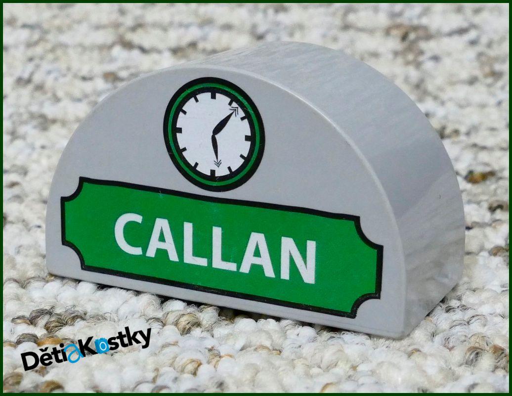 Lego® Duplo® Kostka Půlkulatá Šedá - Callan