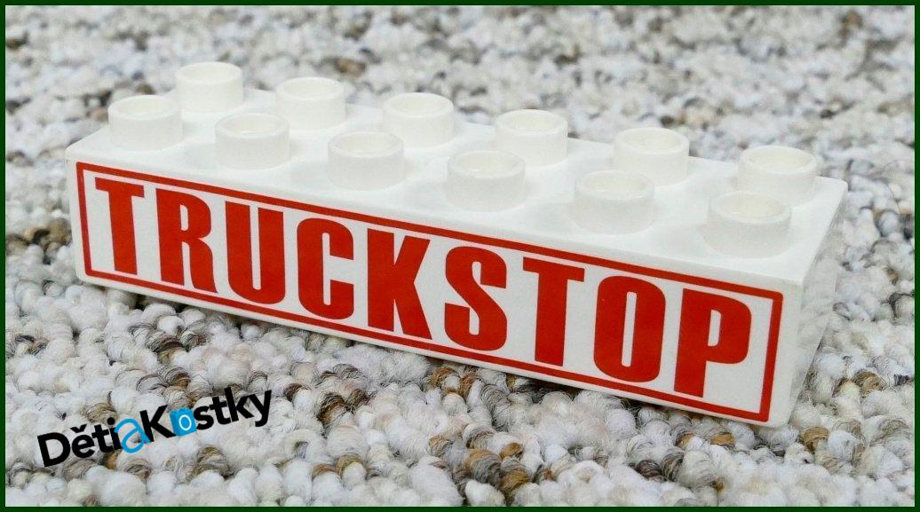 Lego® Duplo® Kostka 2x6 Nápis Truck Stop