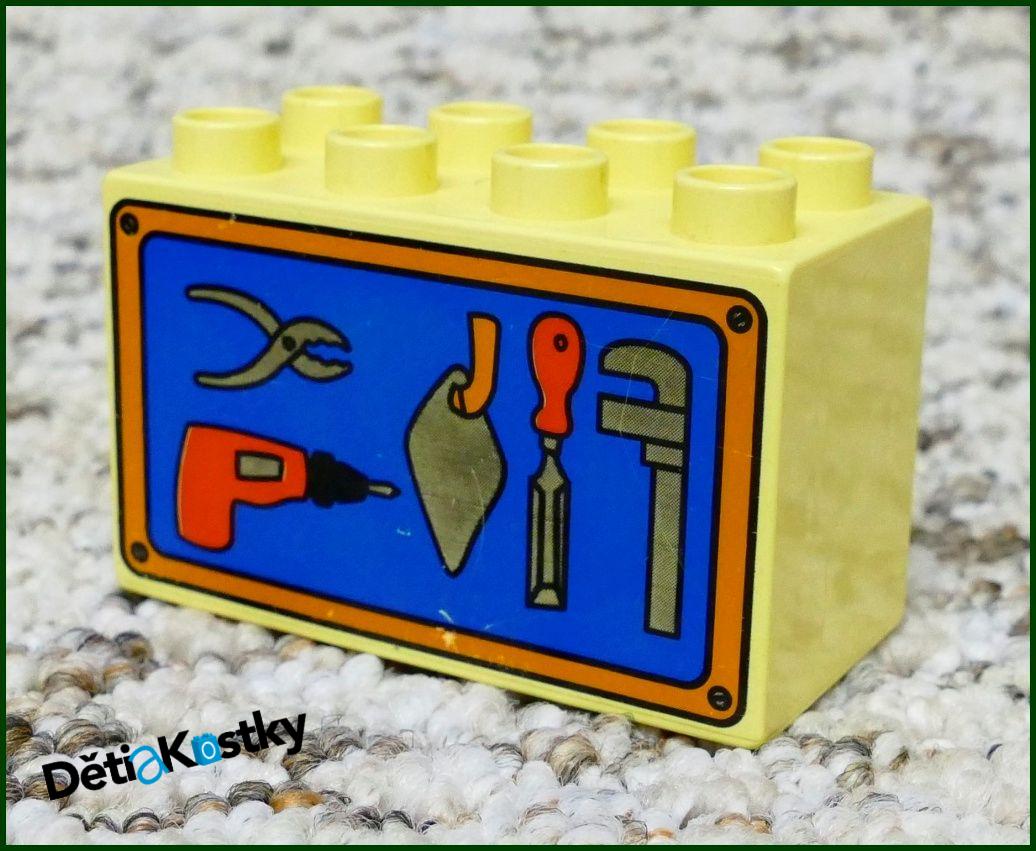 Lego® Duplo® Kostka 2x4x2 Béžová - Nářadí