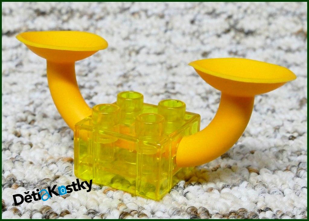 Lego® Duplo® Kostka s Přísavkami - Oranžová