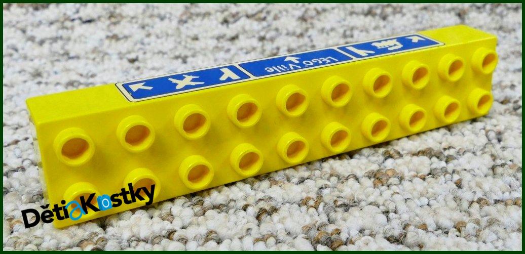 Lego® Duplo® Kostka 2x10 Návěstidlo Nádraží, Lego Ville, Letiště