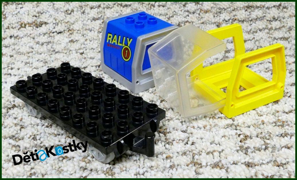 Lego® Duplo® Vagon - Kontejnery Výklopné Prosklený/Rally