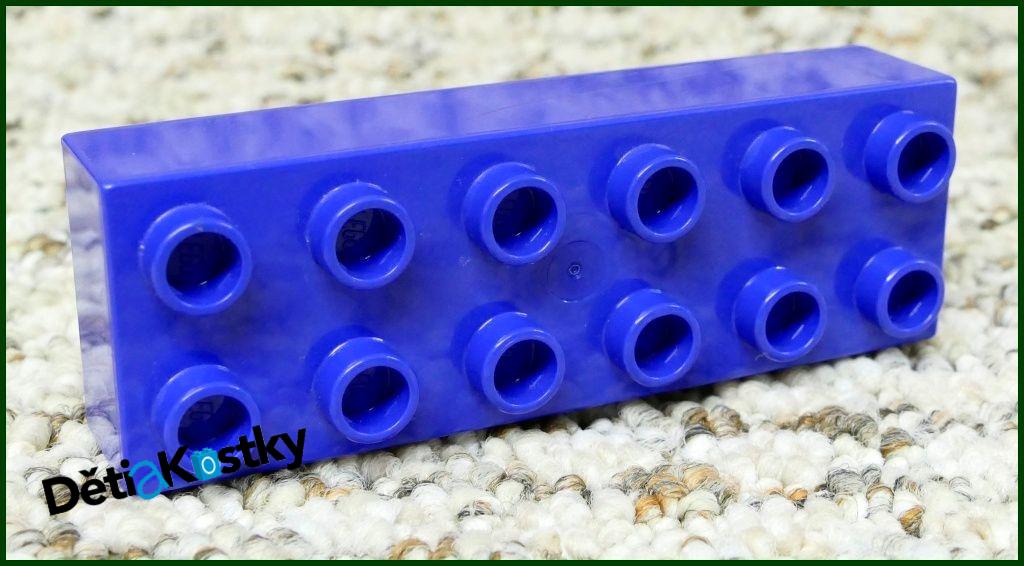 Lego® Duplo® Kostka 2x6 Fialová