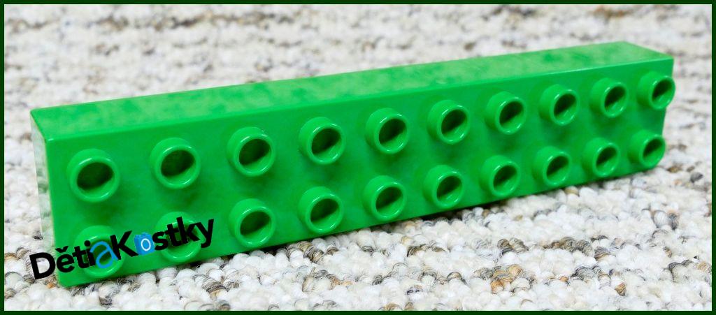 Lego® Duplo® Kostka 2x10 Světle Zelená