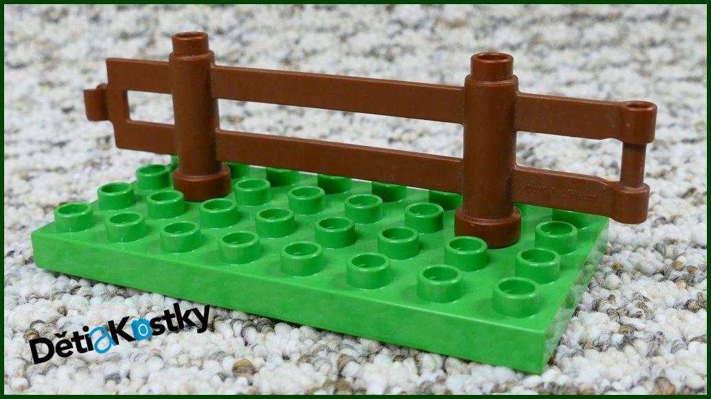 Lego® Duplo® Plot Dlouhý Tmavě Hnědý